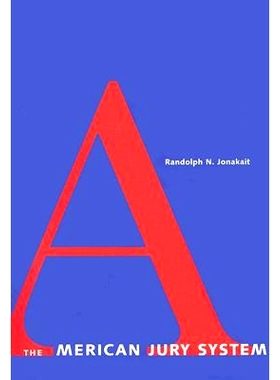 预订 The American Jury System 美国陪审团制度: 9780300124637