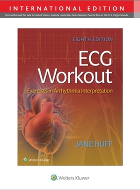 【预订】ECG Workout, International Edition:Exercises in Arrythmia Interpreta 9781975174576