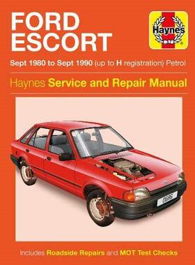 [预订]Ford Escort Petrol (Sept 80 - Sept 90) Haynes Repair Manual 9780857337085