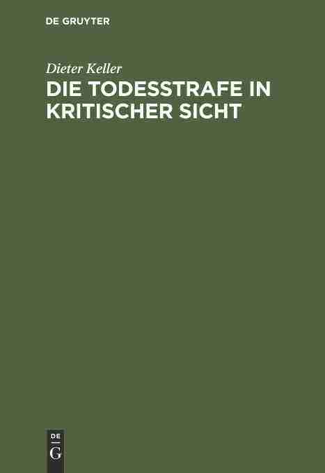 【预订】Die Todesstrafe in kritischer Sicht 9783111283227