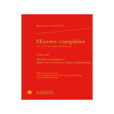[预订]Oeuvres complètes, Vol. 3. Oeuvres scientifiques : Etudes de la nature et textes périphériques 9782406087809