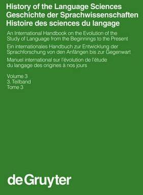 [预订]HISTORY OF LANGUAGE SCIENCES (KOERNER) 3.TLBD    HSK   18.3 9783110167368