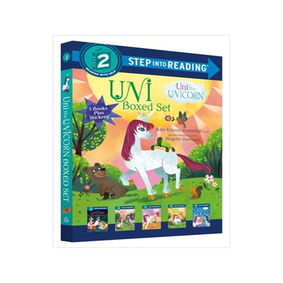 [预订]Uni the Unicorn Step Into Reading Boxed Set: Uni Brings Spring; Uni’s First Sleepover; Uni Goes to 9780593431016