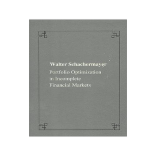预订 Portfolio optimizations in incomplete financial markets