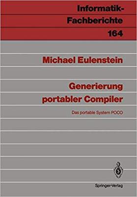 【预订】Generierung portabler Compiler 9783540189374