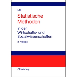 预订 Statistische Methoden in den Wirtschafts- und Sozialwissenschaften: 9783486273366