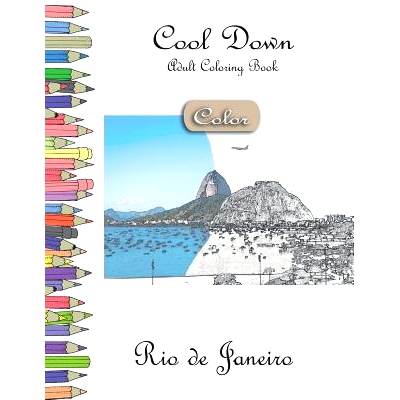 预订 Cool Down [Color] - Adult Coloring Book: Rio de Janeiro: 9781795567541