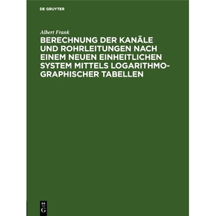 und einem Berechnung Kanäle logarithmo Tabel 预订 mittels Rohrleitungen der einheitlichen neuen nach graphischer System