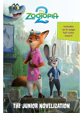 预售 疯狂动物城2 迪士尼电影章节书小说 青少插图读物 英文原版 朱迪尼克 Disney Zootopia 2: The Junior Novelization