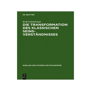 预订 Die Transformation des klassischen Seinsverständnisses