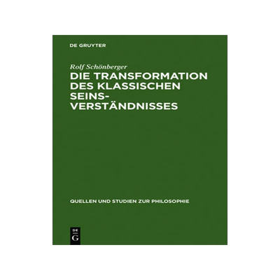 预订 Die Transformation des klassischen Seinsverständnisses