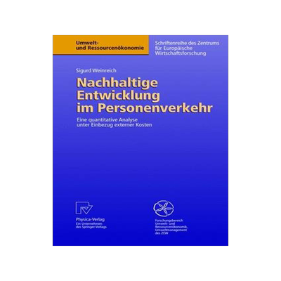 预订 Nachhaltige Entwicklung im Personenverkehr