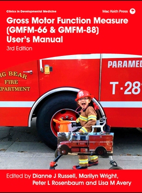 预订 Gross Motor Function Measure (Gmfm-66 & Gmfm-88) User’S Manual, 3rd Edition 粗大运动功能测试量表（粗大运动功能测试
