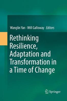 【预订】Rethinking Resilience, Adaptation and Transformation in a Time of Change - 实物图