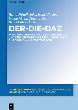 【预订】Der-Die-DaZ – Forschungsbefunde zu Sprachgebrauch und Spracherwerb 9783110710571