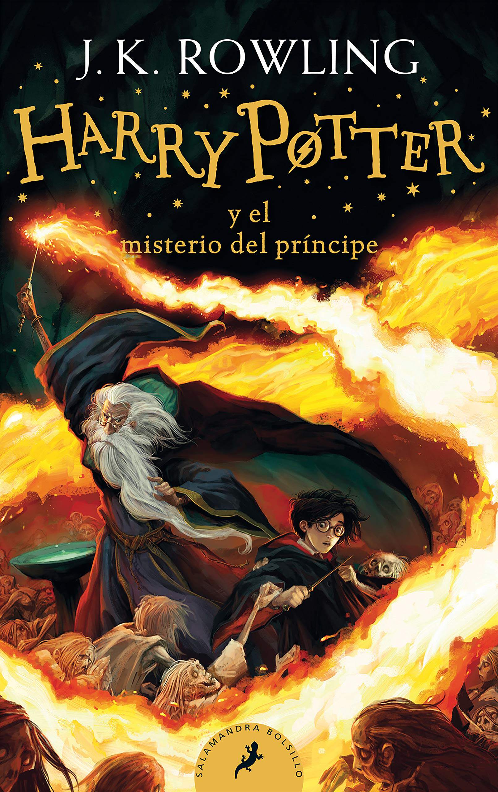 预售 西班牙语原版 哈利波特与混血王子 平装 Harry Potter y el misterio del pr&iacute;nc