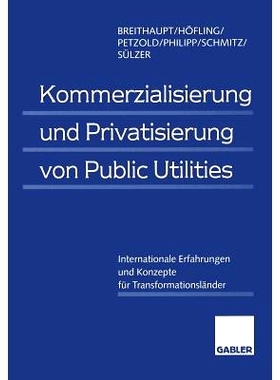 预订 Kommerzialisierung und Privatisierung von Public Utilities: Internationale Erfahrungen und Konzepte für Transforma