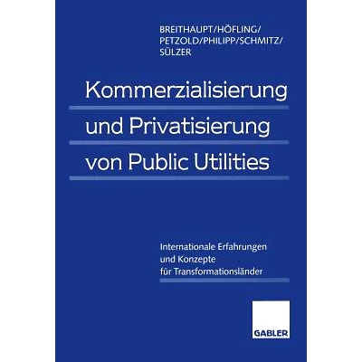 预订 Kommerzialisierung und Privatisierung von Public Utilities: Internationale Erfahrungen und Konzepte für Transforma