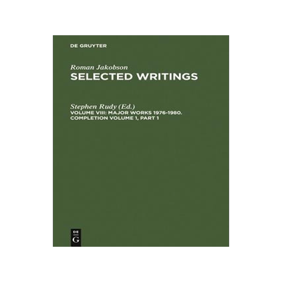 [预订]Major Works 1976-1980. Completion Volume 1 9783110103793