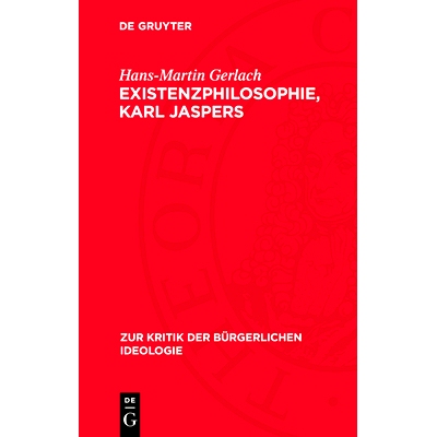 预订 Existenzphilosophie, Karl Jaspers: 9783112714423