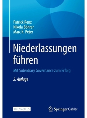 预订 Niederlassungen führen: 9783662662021