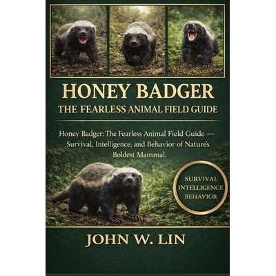 预订 Honey Badger: THE FEARLESS ANIMAL FIELD GUIDE: Honey Badger: The Fearless Animal Field Guide - Survival, Intelligen