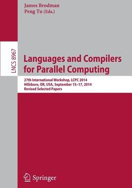 预订 Languages and Compilers for Parallel Computing