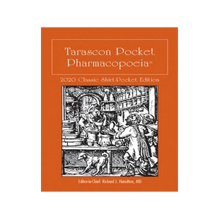 [预订]Tarascon Pocket Pharmacopoeia 2020 Classic Shirt-Pocket Edition 9781284196146