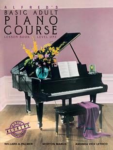 Piano Alfred Basic 英文原版 Course Level 1级 Book s成人钢琴教程 One Lesson Adult
