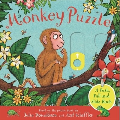 预订 Monkey Puzzle: A Push, Pull and Slide Book 猴子拼图: 9781529096156