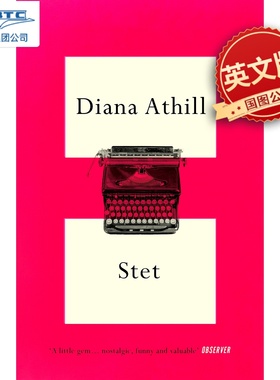 现货 未经删节 戴安娜·阿西尔 Diana Athill 英国杰出女编辑 回忆录 英文原版 Stet: An Editor's Life