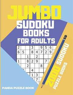 Sudoku 9798613418268 Difficulty Puzzle 预订 Jumbo With For Books Levels Adults 2000