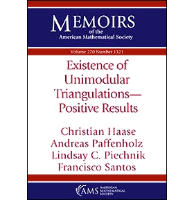 预订 Existence of Unimodular Triangulations-Positive Results 单模三角剖分的存在性正结果: 9781470447168