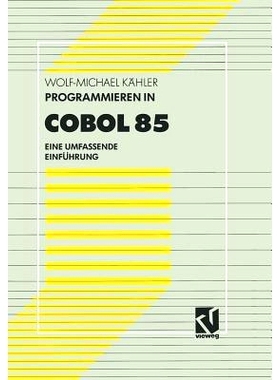 预订 Programmieren in COBOL 85: Eine umfassende Einführung: 9783528533359