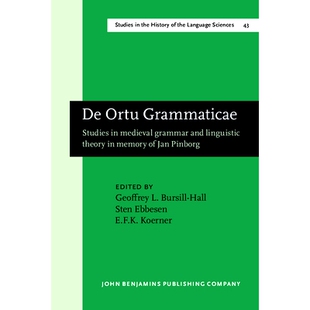 Ortu Studies 预订 grammar memory Jan theory Grammaticae. linguistic and 9789027245267 Pinborg. medieval
