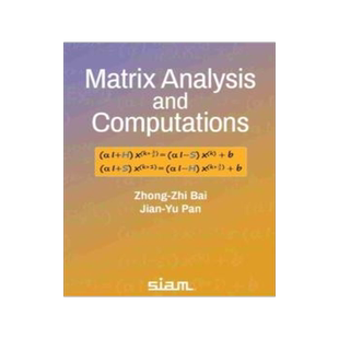 [预订]Matrix Analysis and Computations 9781611976625
