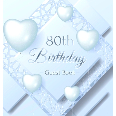 预订 80th Birthday Guest Book: Keepsake Gift for Men and Women Turning 80 - Hardback with Funny Ice Sheet-Frozen Cover T