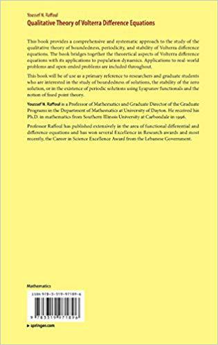 【预售】Qualitative Theory of Volterra Difference Equations