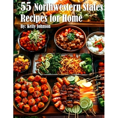 预订 55 Northwestern States Recipes for Home: 9798869186034