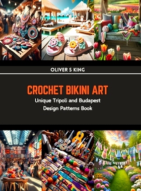 预订 Crochet Bikini Art: Unique Tripoli and Budapest Design Patterns Book: 9798874073497