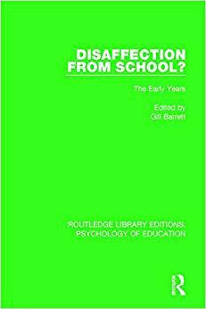 【预售】Disaffection from School?