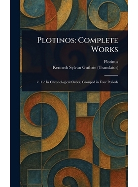 预订 Plotinos: Complete Works: 9781023321006