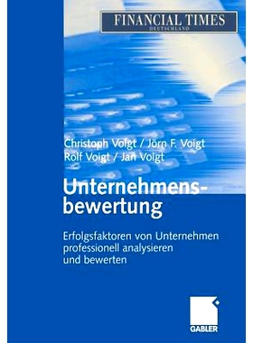 预订 Unternehmensbewertung: Erfolgsfaktoren von Unternehmen professionell analysieren und bewerten: 9783322907936