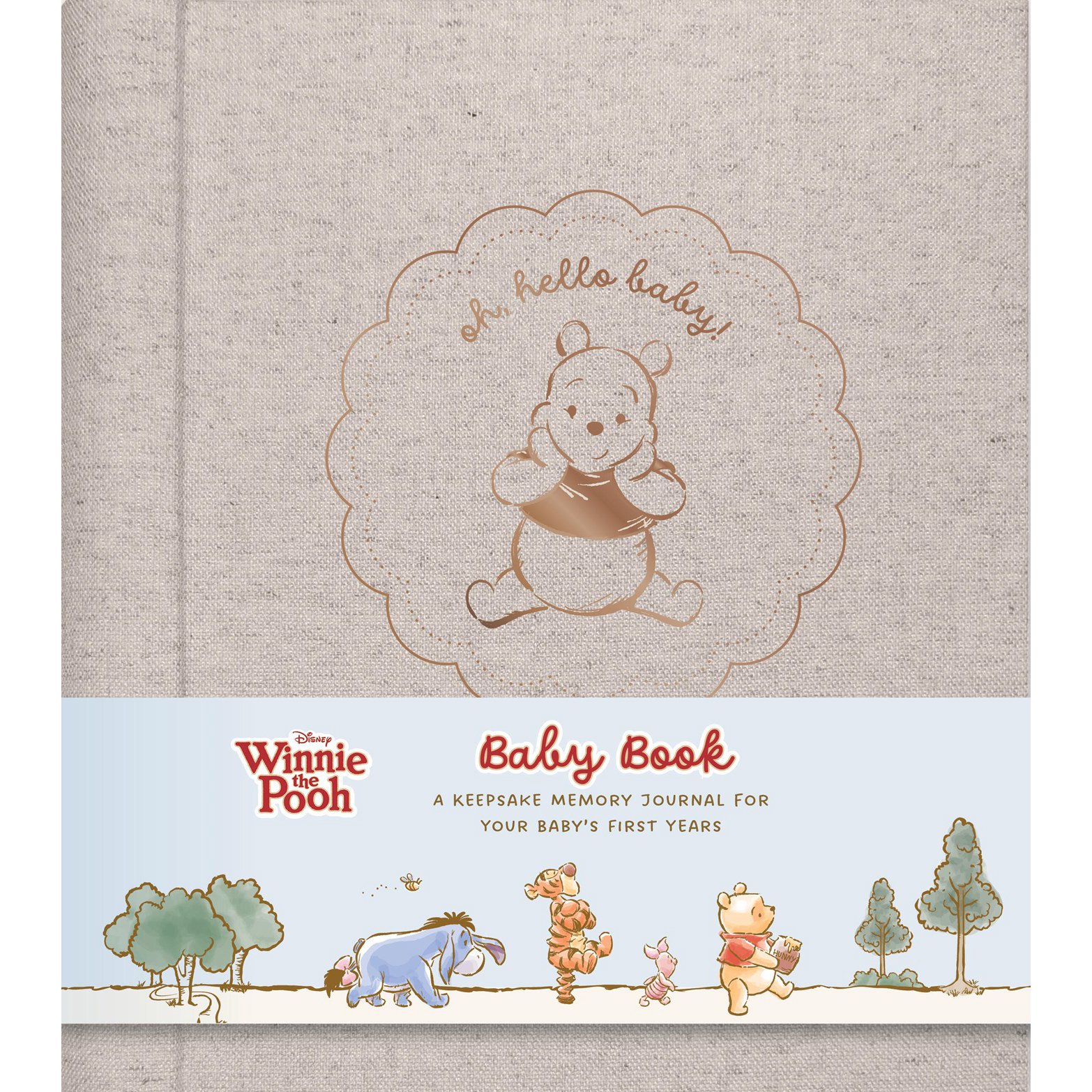 现货 小熊维尼宝宝记录簿 百年纪念 孕期礼物 成长剪贴簿 Disney Winnie the Pooh Baby Book 英文原版
