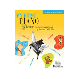 英文原版 菲伯尔我的钢琴第一课:A级创作训练(读谱准备)My First Piano Adventure: Writing Book A Pre-Reading
