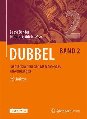 预订 Dubbel Taschenbuch für den Maschinenbau 2: Anwendungen