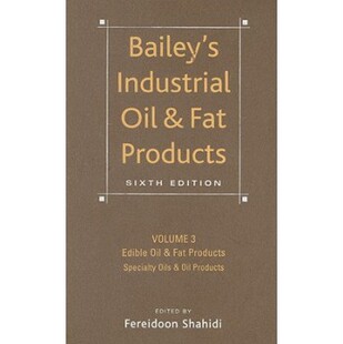 Edition Three Industrial Fat Products and Bailey’s Oil Volume Sixth 预订
