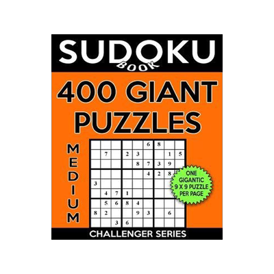 [预订]Sudoku Book 400 Medium GIANT Puzzles: Sudoku Puzzle Book With One Gigantic Large Print Puzzle Per Pa 9781548482442