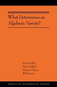 预订 What Determines an Algebraic Variety? 9780691246819