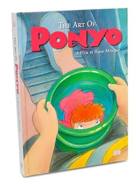 宫崎骏 崖上的波妞 电影设定集 英文原版 精装 The Art of Ponyo: A Film by Hayao Miyazaki 悬崖上的金鱼姬